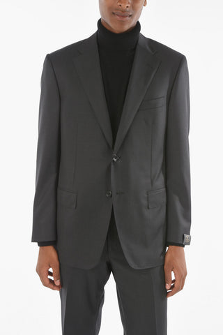 Virgin wool MANTUA Suit with Notch Lapel