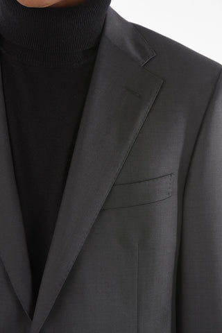 Virgin wool MANTUA Suit with Notch Lapel