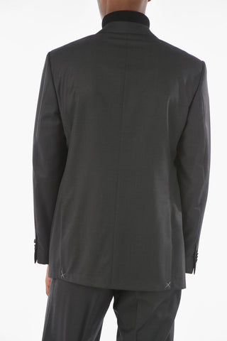 Virgin wool MANTUA Suit with Notch Lapel