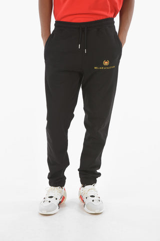 Drawstring Waist 2 Pockets PAISLEY COACH Joggers