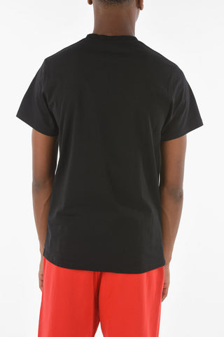 Cotton Crew-Neck T-shirt with Logo