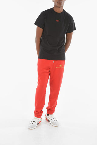 Cotton Crew-Neck T-shirt with Logo