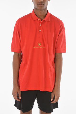 Polo a 3 Bottoni ACADEMY CREST con Ricamo