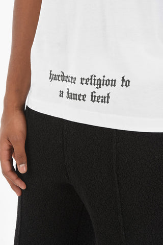Regular Fit MCENROE Crew-Neck T-shirt with Gothic Print