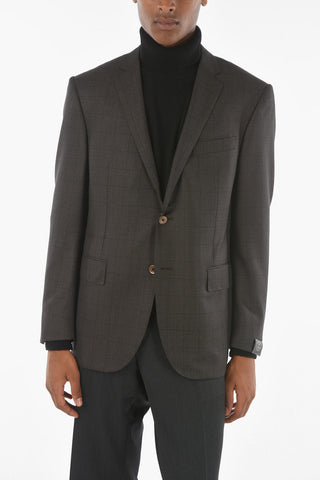 Blazer ACADEMY in Motivo Windowpane con Revers Classico 