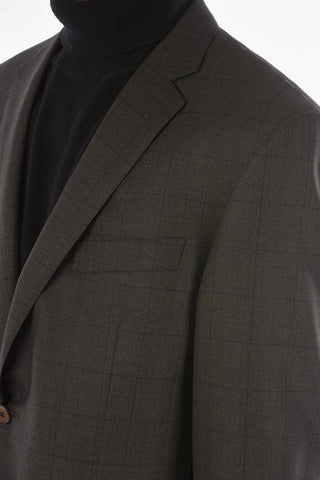 Blazer ACADEMY in Motivo Windowpane con Revers Classico 