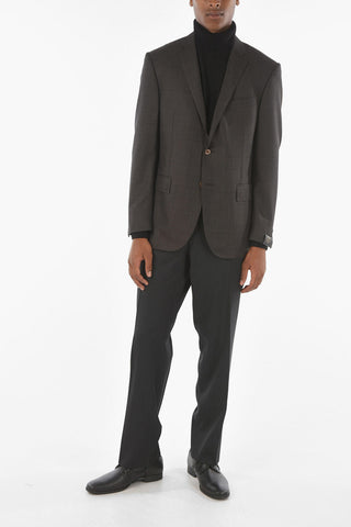 Blazer ACADEMY in Motivo Windowpane con Revers Classico 