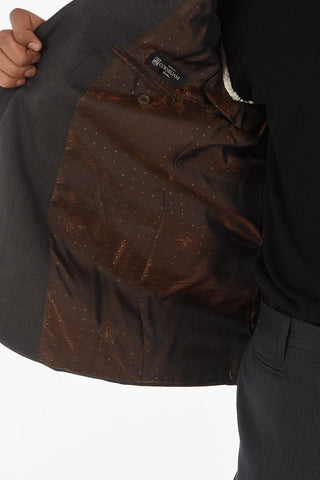Blazer ACADEMY in Motivo Windowpane con Revers Classico 
