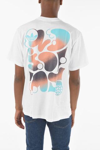 Printed Back SUMMER SET Crew-neck T-shirt