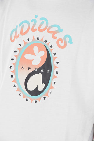 Printed Back SUMMER SET Crew-neck T-shirt