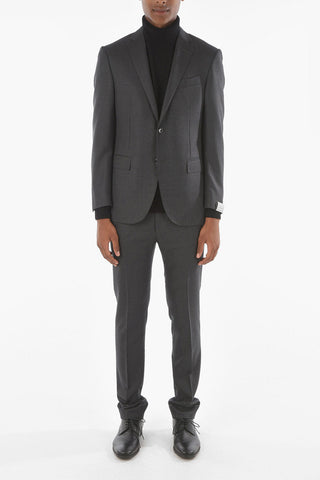 2 ButtonACADEMY Gingham Patterned Suit