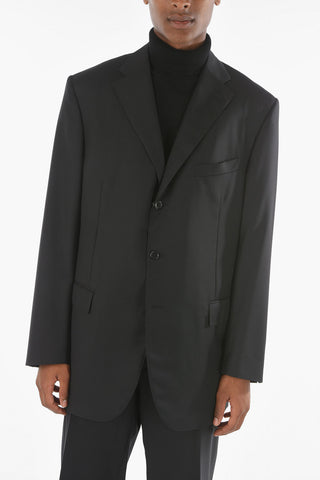 Extrafine Virgin Wool LEADER Suit with Notch Lapel