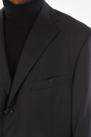 Extrafine Virgin Wool LEADER Suit with Notch Lapel