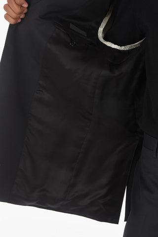 Extrafine Virgin Wool LEADER Suit with Notch Lapel