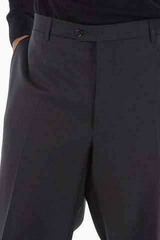 Extrafine Virgin Wool LEADER Suit with Notch Lapel