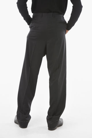 Extrafine Virgin Wool LEADER Suit with Notch Lapel