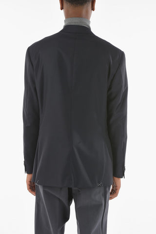 Extra-Fine Virgin Wool Blazer LEADER SOFT with Classic Lapel