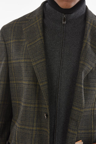 ID Cashmere Blend IDENTITY Blazer with Removable Chest Piece