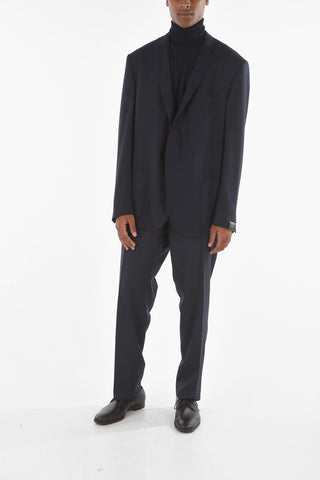 Hopsack Virgin Wool GATE Lined Blazer with Notch Lapel