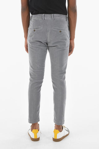 Single-pleated MITTE Corduroy Chino Pants with Waist Drawstring