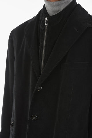 ID Ribbed Velour IDENTITY Blazer with Removable Chest Piece