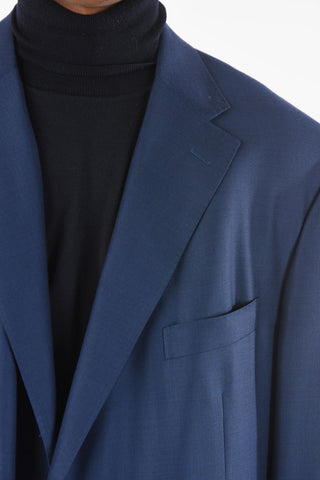 Bird's Eye Pattern ACADEMY Suit with Notch Lapel