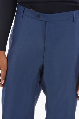 Bird's Eye Pattern ACADEMY Suit with Notch Lapel