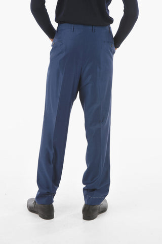 Bird's Eye Pattern ACADEMY Suit with Notch Lapel