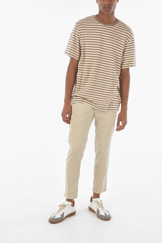 Awning Striped ATARO Crew-Neck T-shirt