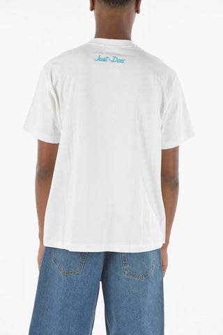 Maxi Printed Front Crew-neck T-shirt
