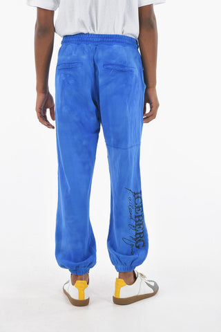 Acid Wash Effect Cotton Joggers