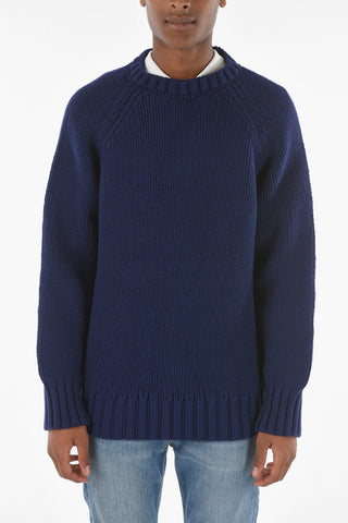 SUZANNE KOLLER Wool Oversized ETHAN Crew-neck Sweater