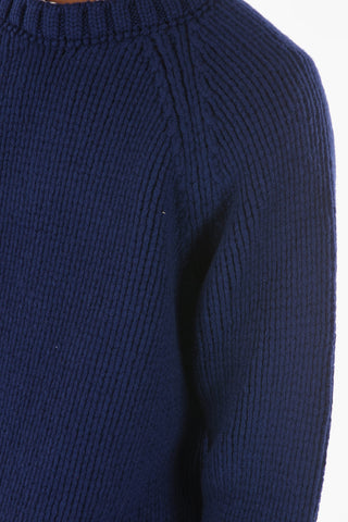 SUZANNE KOLLER Wool Oversized ETHAN Crew-neck Sweater