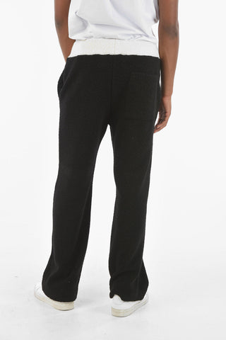 contrasting waist band 3 pockets TERRY pants