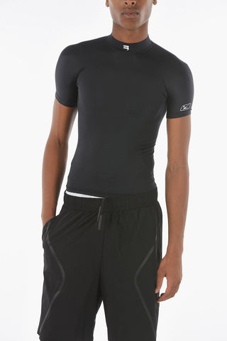 ACTIVEWEAR Mock Neck FITTED SLIM T-Shirt