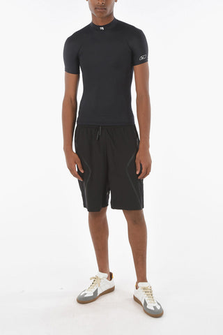 ACTIVEWEAR Mock Neck FITTED SLIM T-Shirt