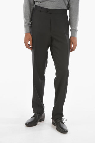 Virgin Wool MANTUA Straight-leg Pants