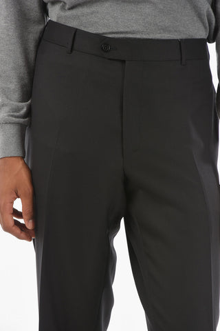 Virgin Wool MANTUA Straight-leg Pants