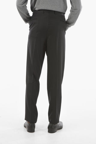Virgin Wool MANTUA Straight-leg Pants