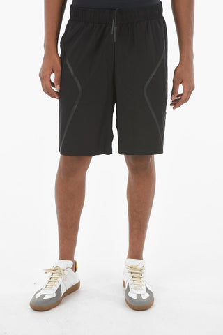 Shorts Slim Fit con Elastico in Vita