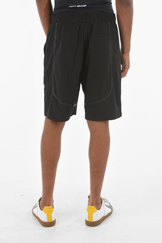Shorts Slim Fit con Elastico in Vita