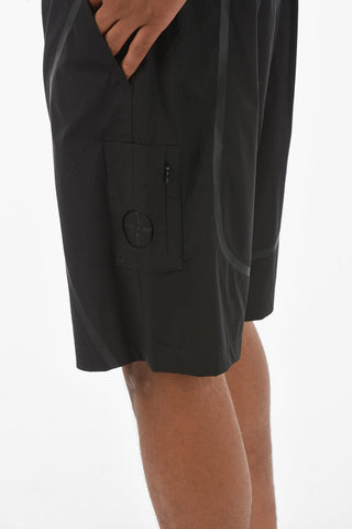 Shorts Slim Fit con Elastico in Vita