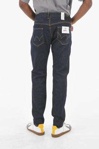 16cm Stretch Denim Slim Tapared Jeans