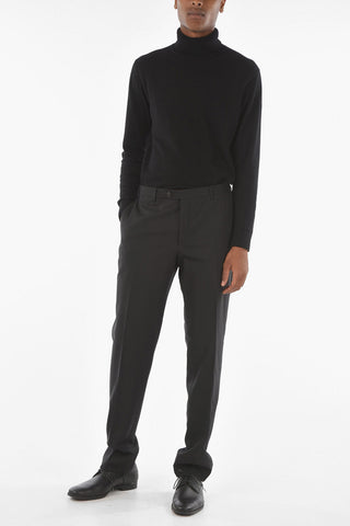 Virgin Wool Straight-leg Pants