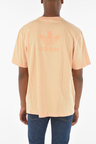 T-shirt Girocollo MM TREF FB con Logo in Rilievo