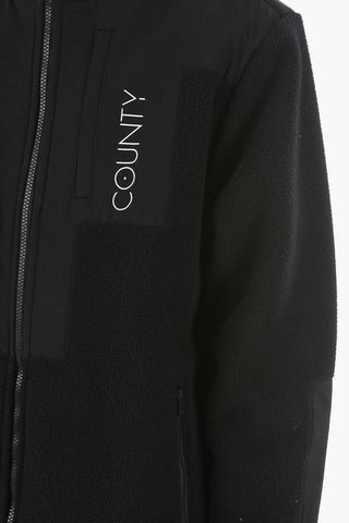 Giubbotto COUNTY STELLAR in Pile con Chiusura Zip