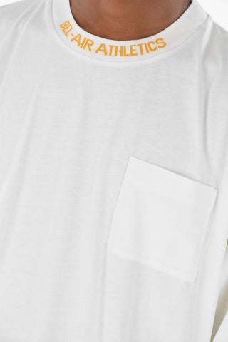 T-shirt ACADEMY CREST a Manica Lunga con Taschino