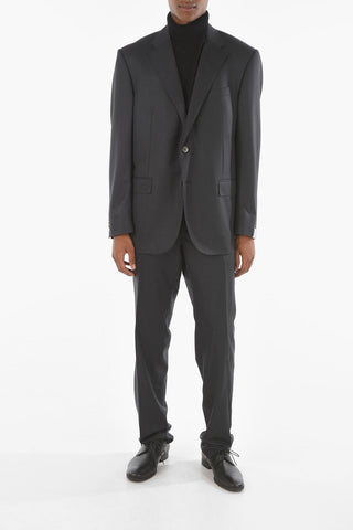 Abito LEADER in Motivo Herringbone con Revers Classico
