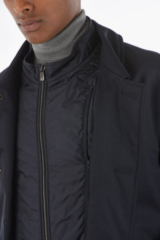 ID Removable Chesterpiece OUTDOOR Quilted Coat