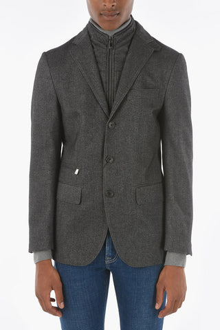 ID Removable Chesterpiece IDENTITY Cotton Blazer